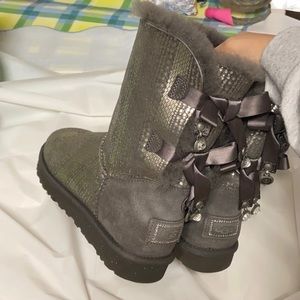 Grey & Silver Uggs